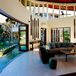 9 Copy of Villa Umah Daun Garden view from living area