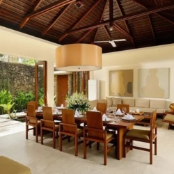 The suar spacious open plan living dining area garden views seminyak 870x500