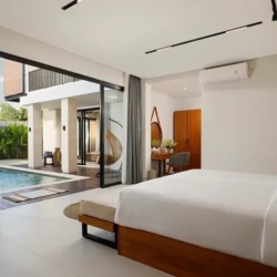 Villa ananya spacious master bedroom king bed opens to private pool seminyak 870x500
